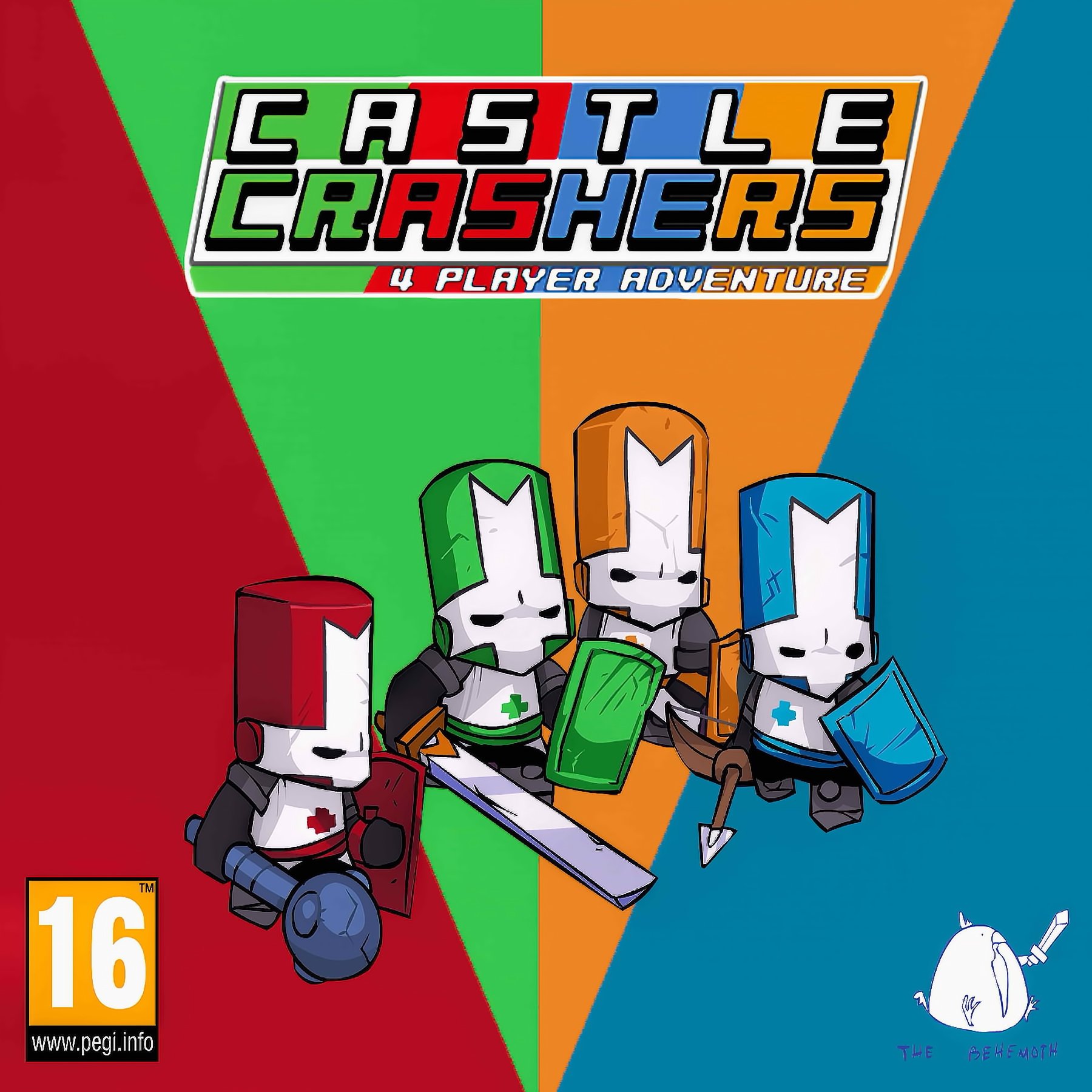 Castle Crashers Remastered é anunciado oficialmente para PS4 e Switch