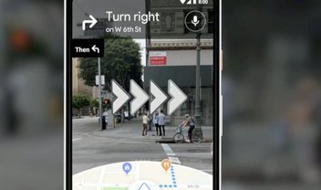 Google Maps começa a testar navegação com uso de realidade aumentada