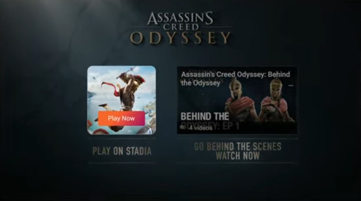 Assassin's Creed no Stadia.