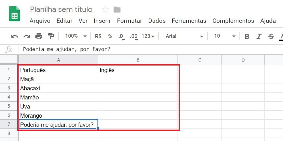 Tradução de Fórmulas do EXCEL (Inglês/Português) - Planilhas Prontas