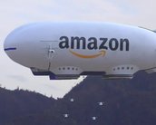 Dirigível da Amazon que solta drones infelizmente é falso, mas é assustador