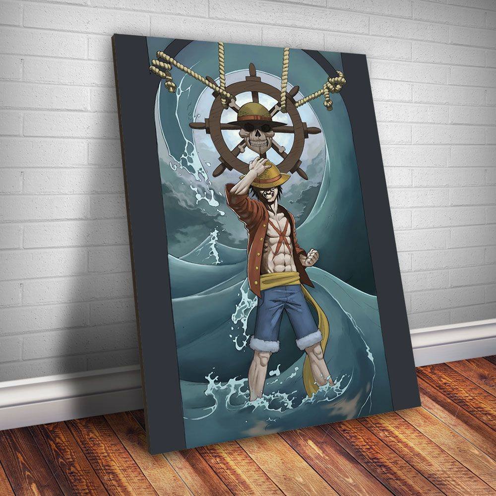 Quadro Decorativo Poster One Piece Anime Pirata