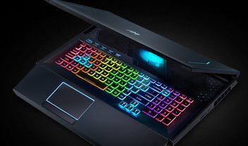 Novos notebooks gamers da Acer incluem Helios 700 com teclado que desliza