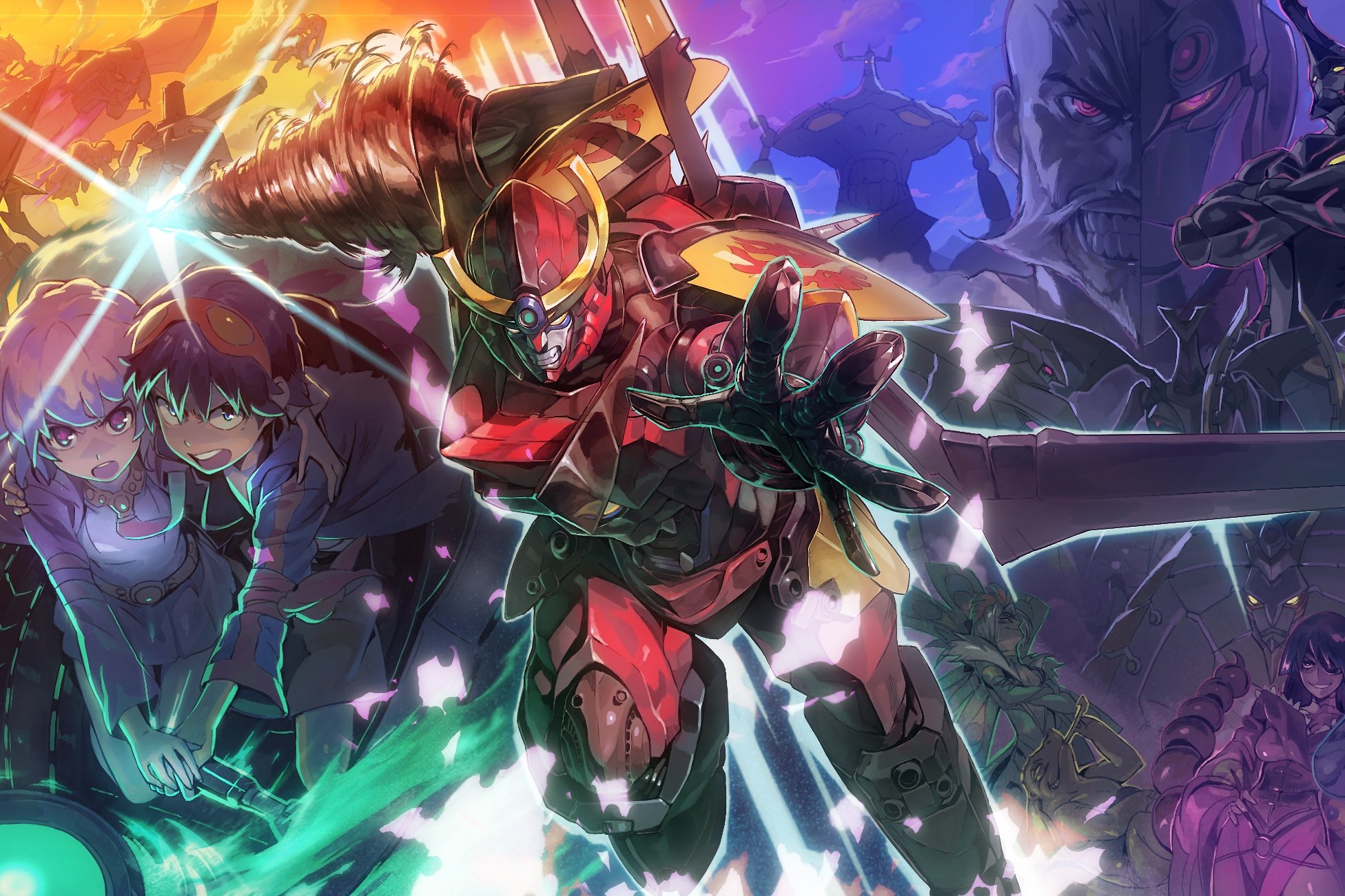 TENGEN TOPPA GUREN LAGANN, Lord Genome, Simon, Nia