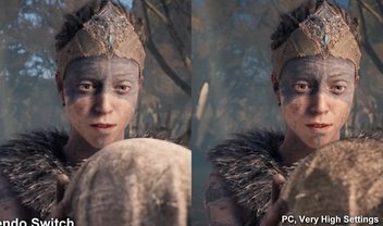 Hellblade: veja comparação gráfica do Switch com PS4 e PC (no Low)