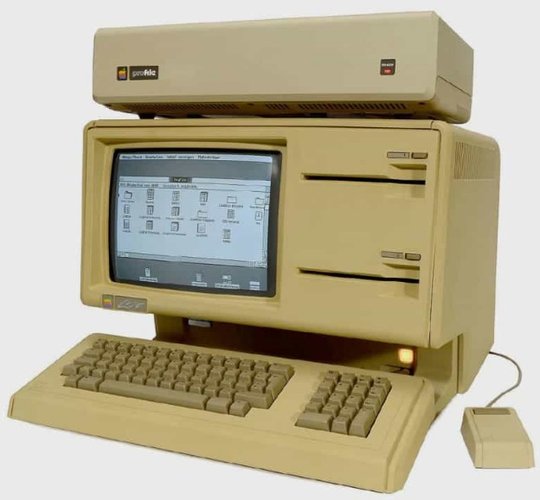 O Apple Lisa.