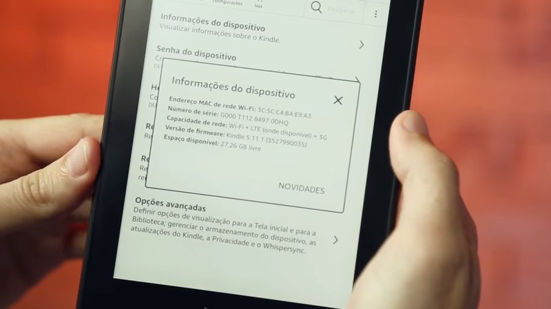 Novo Amazon Kindle Paperwhite