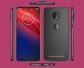 Moto Z4 terá suporte aos Moto Snaps atuais e leitor de digital na tela