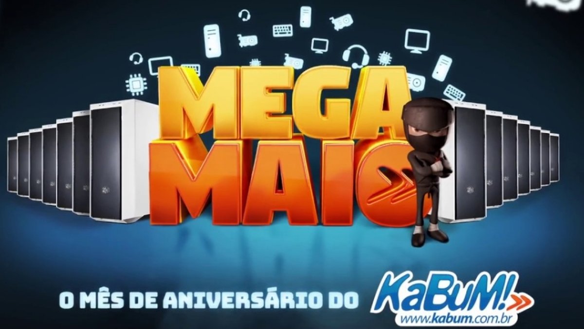 KaBuM! faz Mega Maio para comemorar 20 anos com ofertas exclusivas