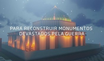 Estudantes brasileiros recriam monumentos do Oriente Médio usando Minecraft