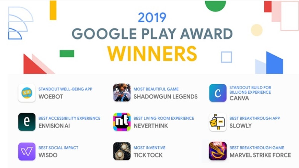 Google Play Awards 2019: confira os apps e jogos vencedores desse ano 