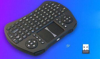 Controle remoto com teclado é barato e funciona no Android, TVs e consoles