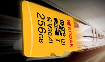 Precisa de mais memória? Cartão micro SD da Kodak com 256 GB está em oferta