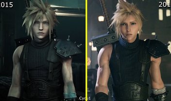 Vídeo compara gráficos de Final Fantasy VII Remake em 2015 e 2019; veja