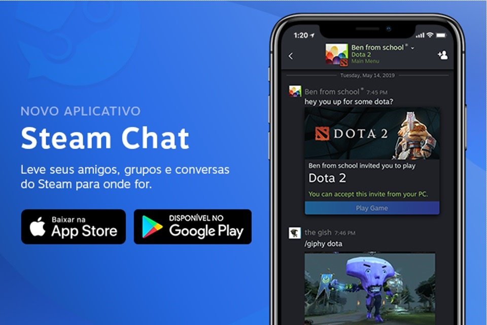 Renovado, novo app do Steam está disponível para Android e iOS