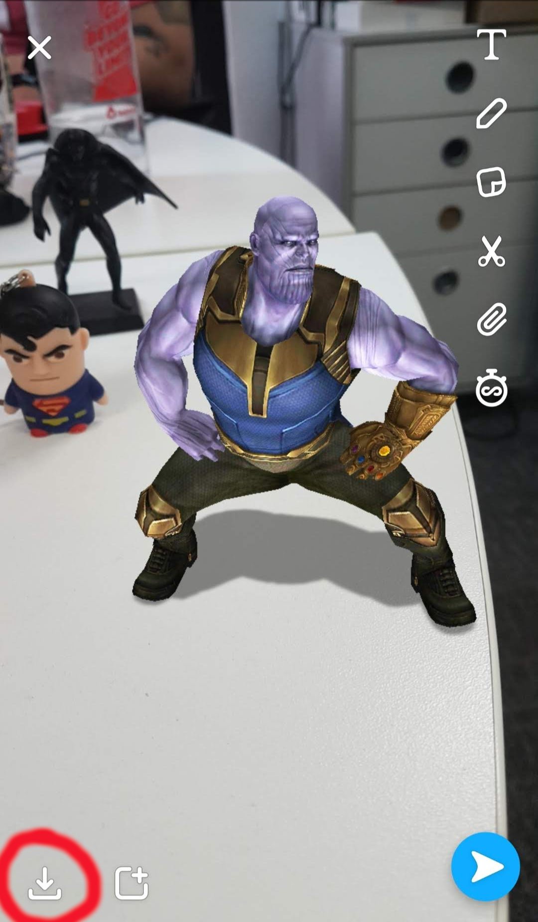 Snapchat Thanos