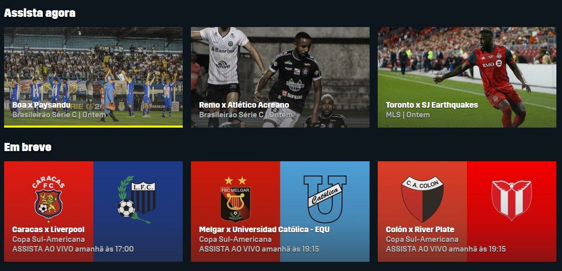 DAZN  Transmissão de esportes ao vivo