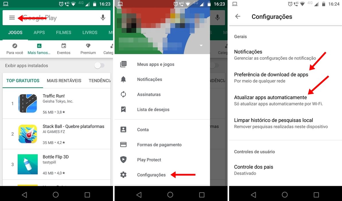 Google Play Store não abre ou não baixa (Download pendente