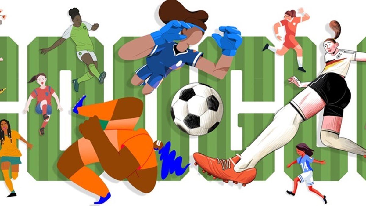 Doodle do Google avisa: a Copa do Mundo de Futebol Feminino começa hoje • B9