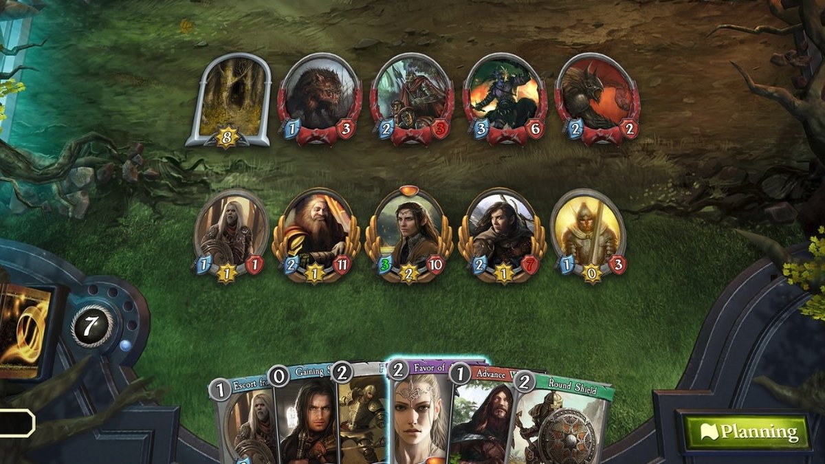 Como se joga?  O Senhor dos Anéis: Card Game