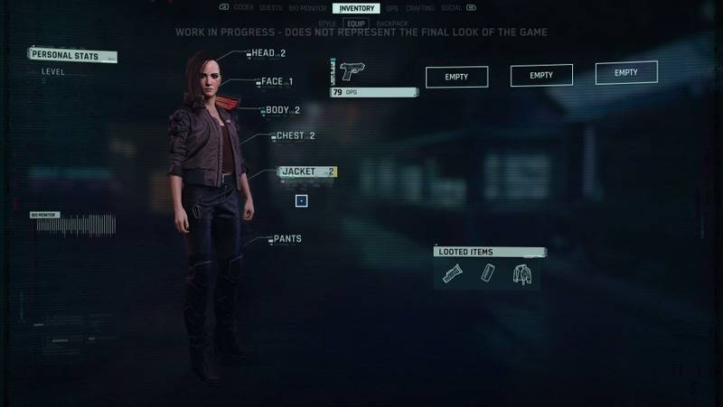 menu cyberpunk