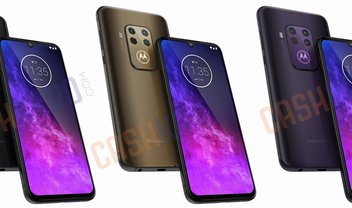 Renderização do Motorola One Pro mostra setup com 4 câmeras