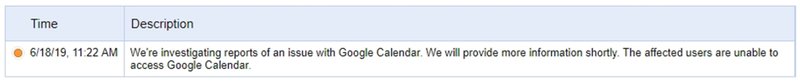 google agenda