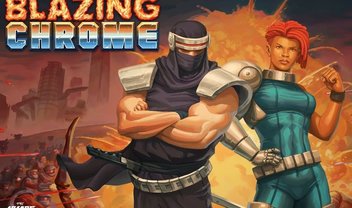 Blazing Chrome, excelente jogo brasileiro estilo Contra, chega em julho