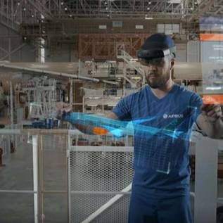 Imagem de Airbus usará HoloLens 2 da Microsoft na produção de aviões