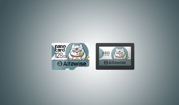 Cartão de memória de 128 GB e SSD de 120 GB da Alfawise estão mais baratos