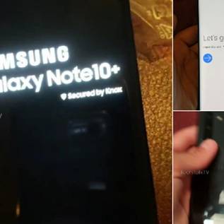 Imagem de Samsung Galaxy Note 10+ aparece em fotos reais vazadas 