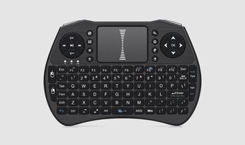 Teclado sem fio para smart TV e Android tem uso fácil e custa só R$ 30