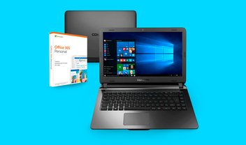 Notebook com SSD e Office 365 é ótima opção para quem deseja economizar