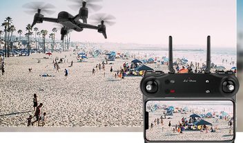 Drone SG106: duas câmeras HD e bateria de longa duração por menos de R$ 200