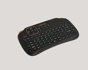 Teclado sem fio baratinho é WiFi e pode ser usado na smart TV e celular