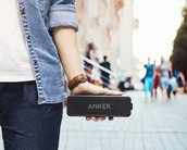 Caixa de som Bluetooth e resistente à agua por R$ 160 no AliExpress