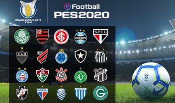 eFootball PES 2020 terá Série A e B do Brasileirão de forma exclusiva