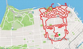 Corredor usa app para desenhar ‘trajeto Frida Kahlo’ em San Francisco