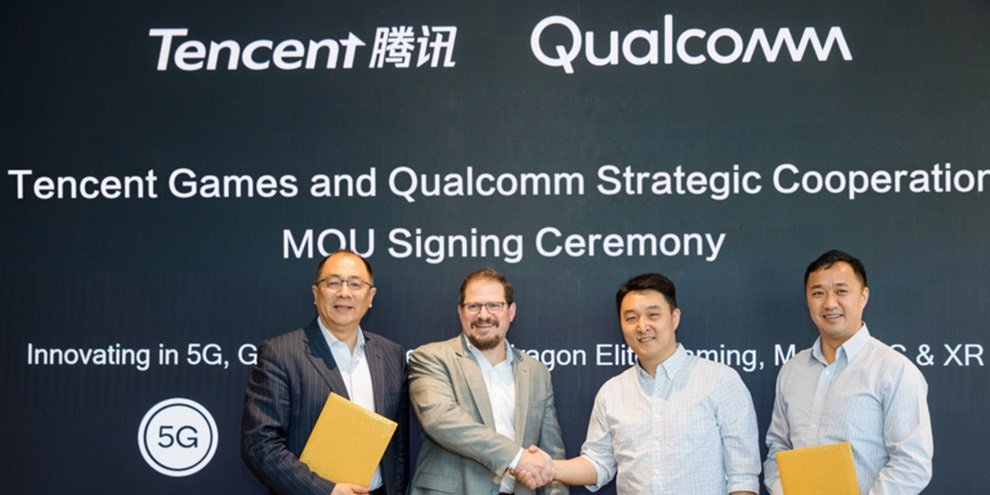 Cooperação entre Qualcomm e Tencent (Fonte: Forbes/Reprodução)