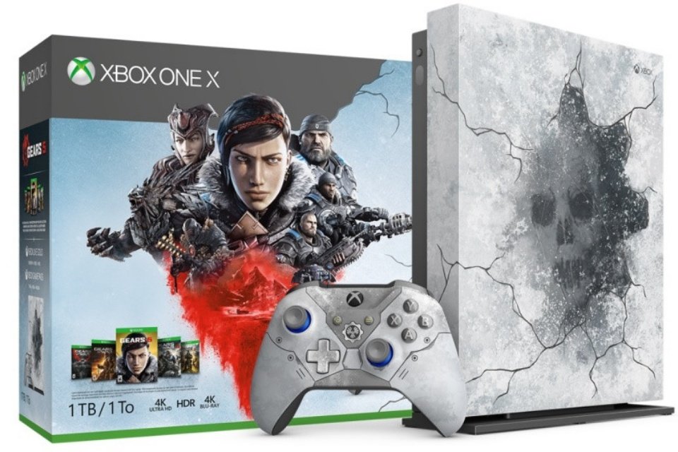 Microsoft anuncia edição especial do Xbox One X para o lançamento de Gears  5 - Canaltech