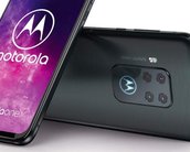 Motorola One Zoom vaza com 4 câmeras e logo que acende na traseira