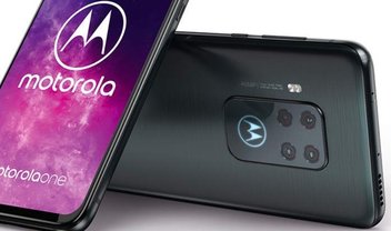 Motorola One Zoom vaza com 4 câmeras e logo que acende na traseira