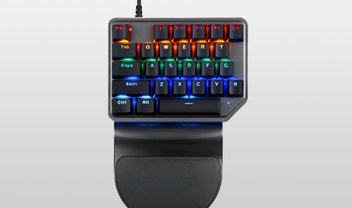 Este teclado mecânico de uma mão promete revolucionar seus jogos no PC