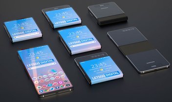 Patente da Samsung mostra celular ao estilo 'Moto V3 dobrável'