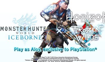 Monster Hunter World tem nova colaboração com Horizon Zero Dawn em Iceborne