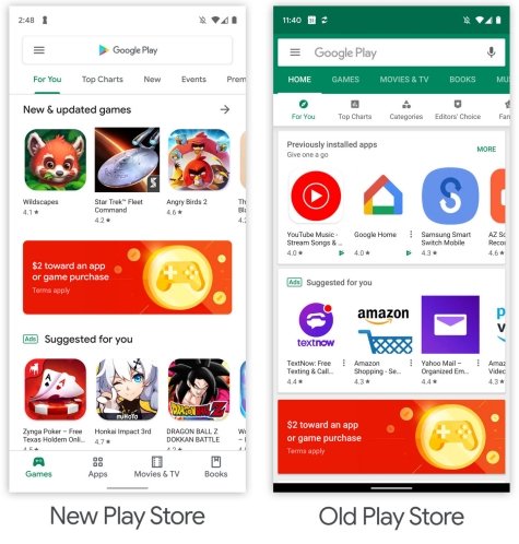 Novo visual da Play Store com design Material You chega para todos os  usuários 