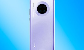 Huawei Mate 30 Pro aparece em imagem com quatro câmeras em grade circular