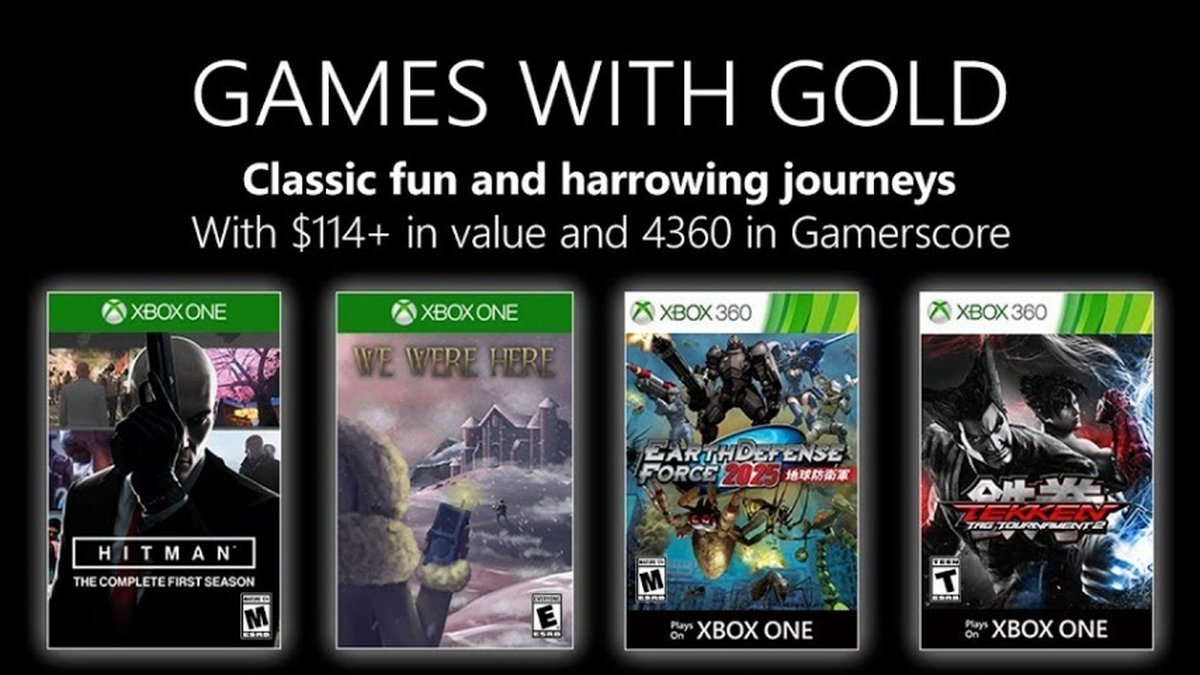 Jogos de Xbox 360 não serão mais disponibilizados no Games with Gold