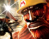 Jogador cria estágio inspirado em Attack on Titan para Super Mario Maker 2