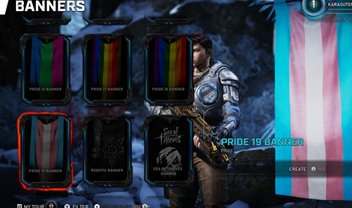 Gears 5 terá bandeiras LGBT para usar no multiplayer